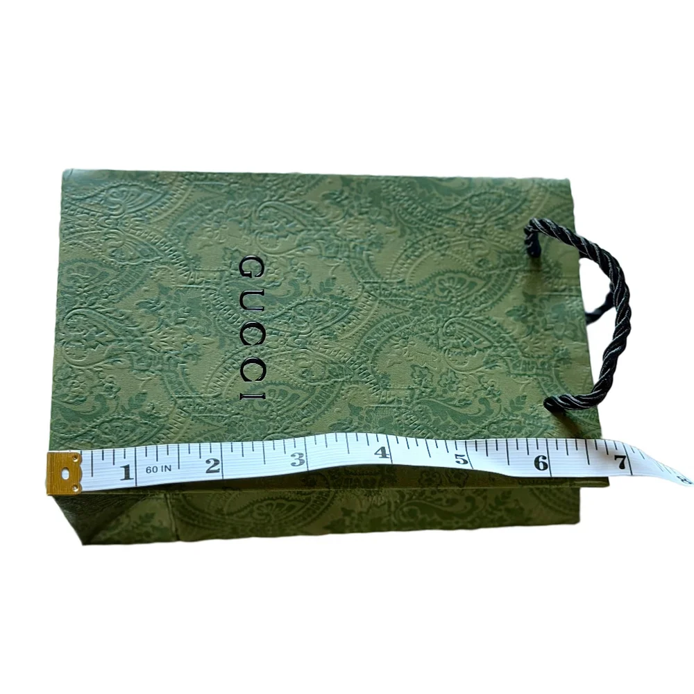 Gucci Green Paisley Gift Bag